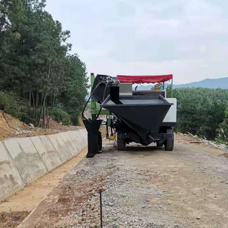 U型排水溝成型機U型梯形矩形渠道滑膜機農(nóng)田灌溉渠道滑膜成型機