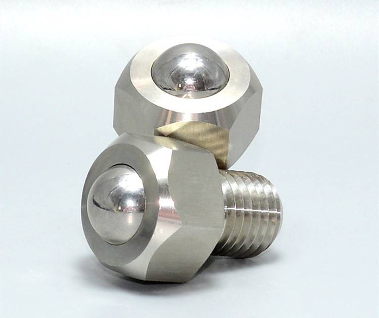 米特mt183/mt183a钢珠滚轮圆螺栓型不锈钢运输传送滑动牛眼万向球轴承