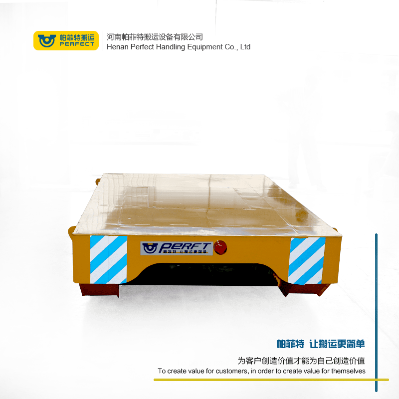 南京工业重载平板小车智能轨道运输车钢构轨道平车定制