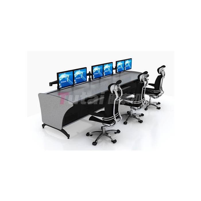 河北工厂定制高端视频监控操作台、调度台、无纸化监控台