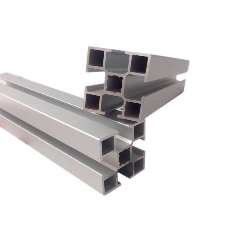 铝型材4040铝合金型材角铝配件工业流水线磨砂银白框架铝型材料