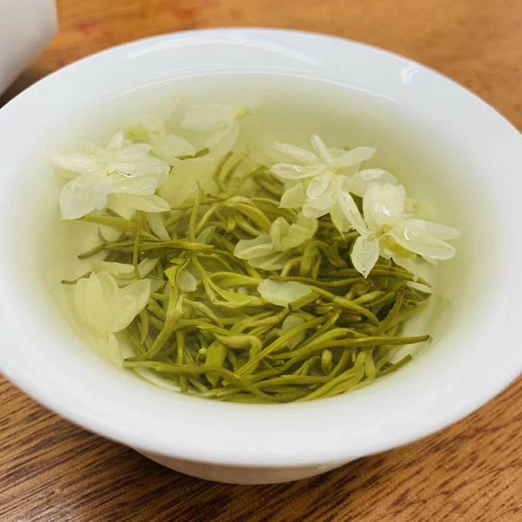 批發四川峨眉山花茶碧潭飄雪 散裝茶葉茶茉莉花茶高級茉莉花茶葉貨源