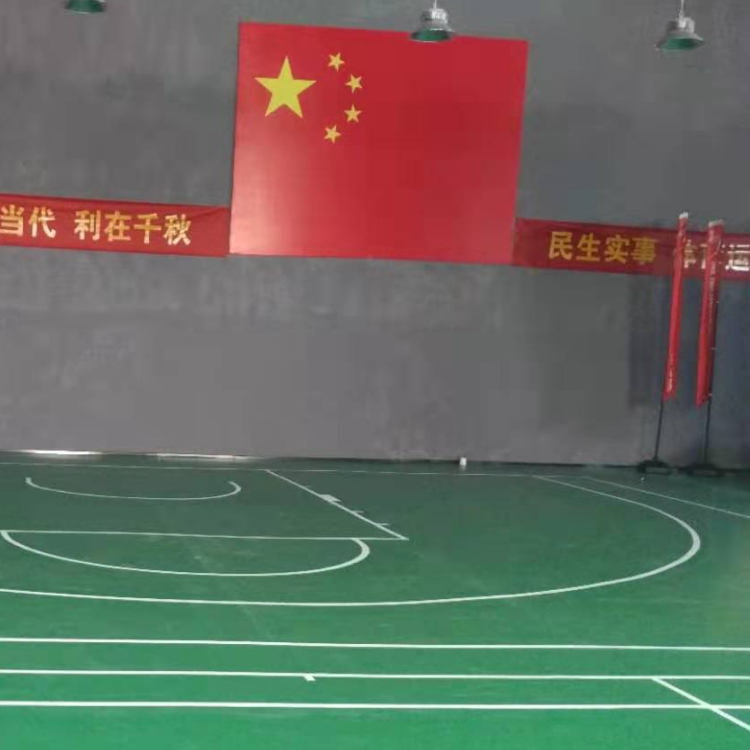 供应河北PVC塑胶运动地板欧宝瑞羽毛球篮球地板