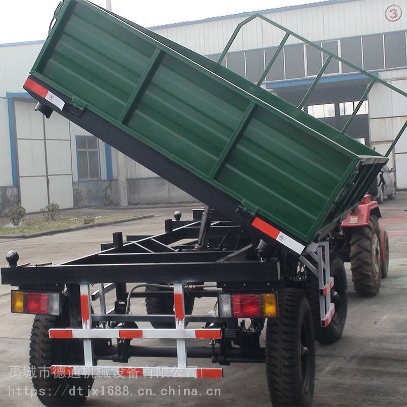 3吨农用箱板车翻斗自卸拖车各吨位可定制