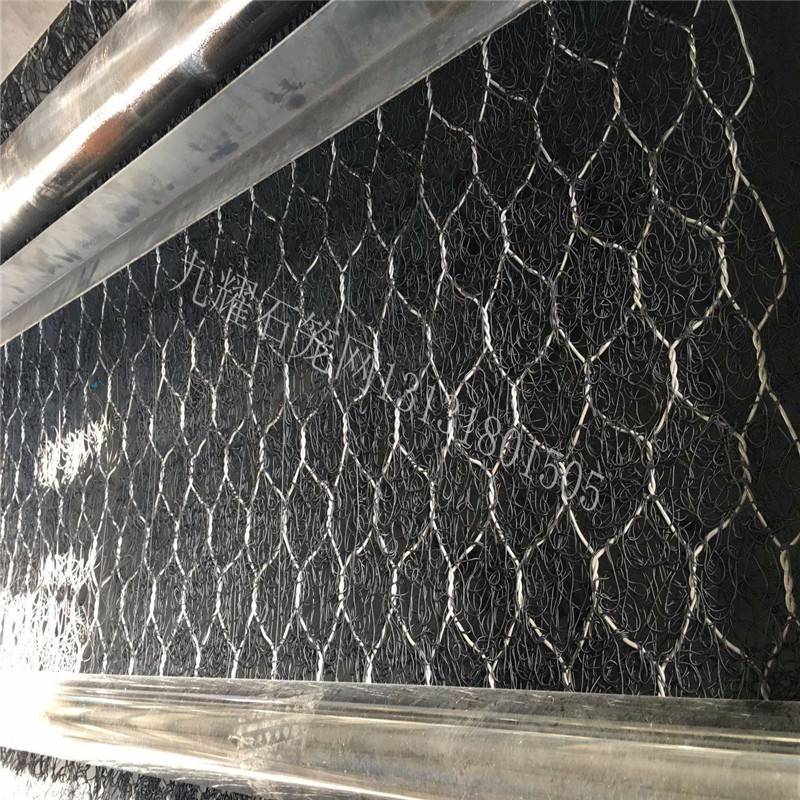 锌铝合金石笼网箱 高尔凡格宾网 生态石笼网垫 按需定制