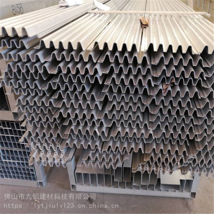 青海休闲酒店装饰铝长城板 铝长城板安装厂家 九铝建材