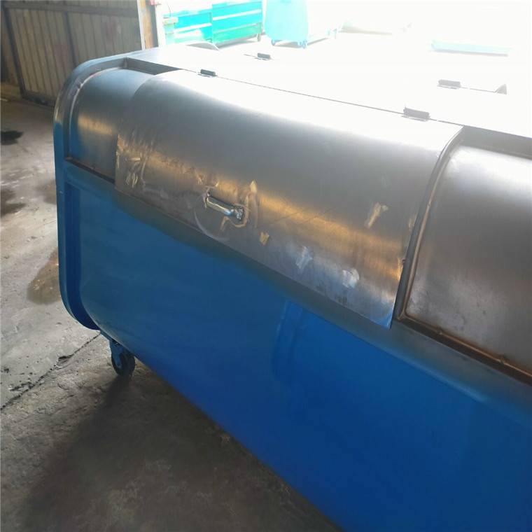 河南铁皮垃圾箱 2方垃圾箱 参数