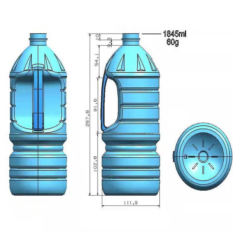 4L打样瓶型设计3D建模饮料pet快速无需开模具