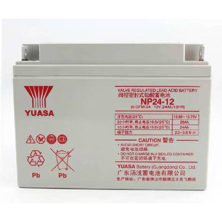 YUASA汤浅蓄电池NP215-12免维护12V215AH一次性无翻新