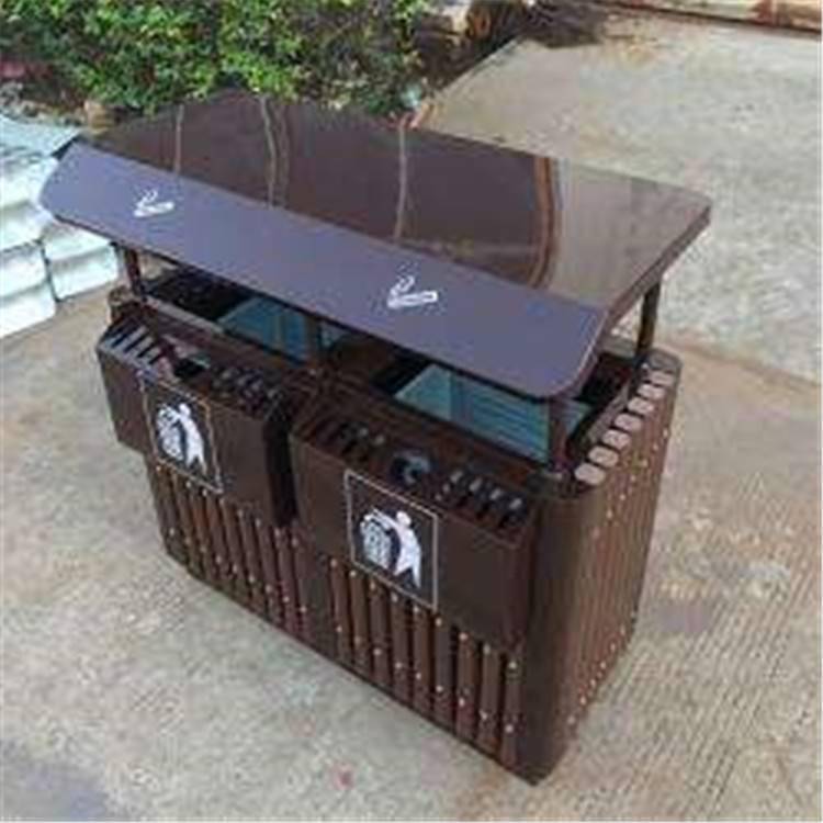 鹤壁美好生活创造者钢制果皮箱660升塑料垃圾桶垃圾箱生产厂家