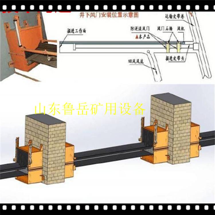 KYPF皮带巷防逆流风门米脂招标投标