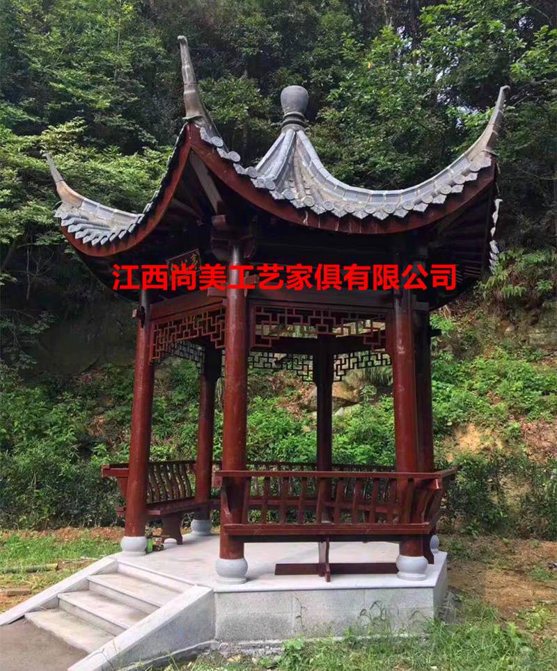 户外景观八角凉亭 双层六角凉亭美丽乡村凉亭古建八角凉亭