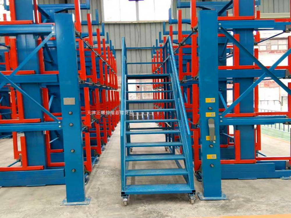 上海管材放置架 重型伸缩悬臂货架定制