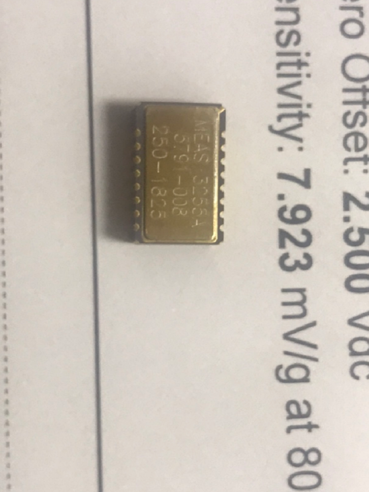 MEAS原装3038-6000加速度计传感器芯片 高过载保护