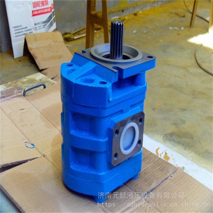济南液压泵JHP高压齿轮泵夏工装载机工作泵JHP3160齿轮泵