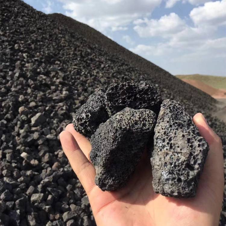 洁亿销售大块火山岩水族滤材用火山石生物滤池用