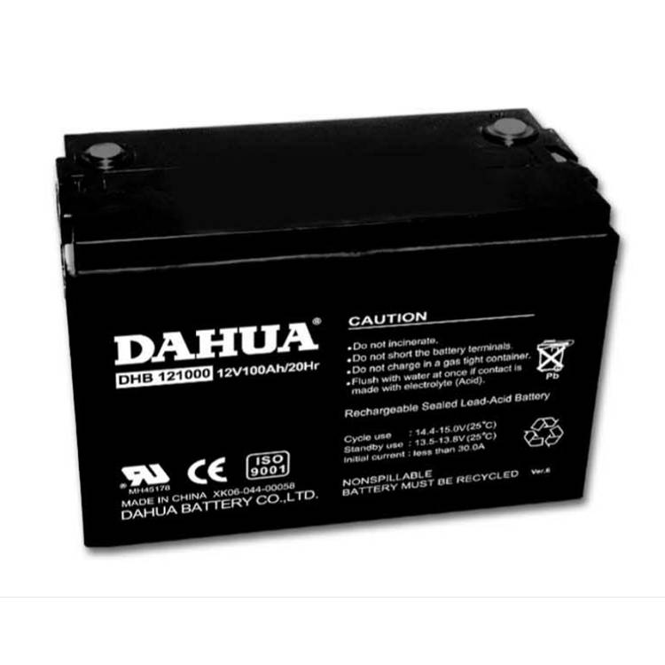 DAHUA蓄电池DHB12550大华铅酸蓄电池12V55AH/20HRUPS不间断电源