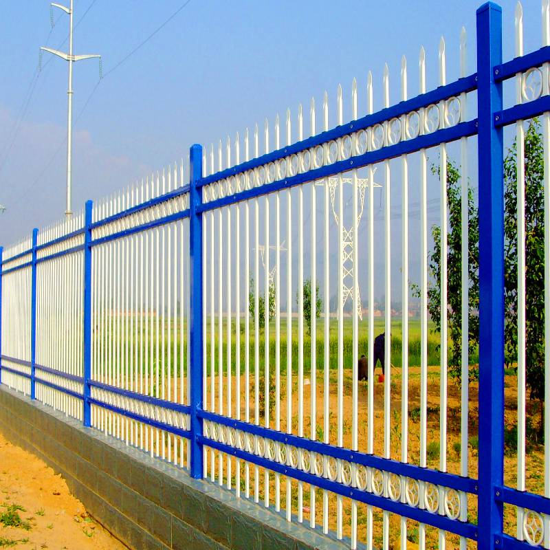 锌钢护栏铁艺栅栏围墙学校小区护栏网杆别墅隔离厂区围栏德鑫