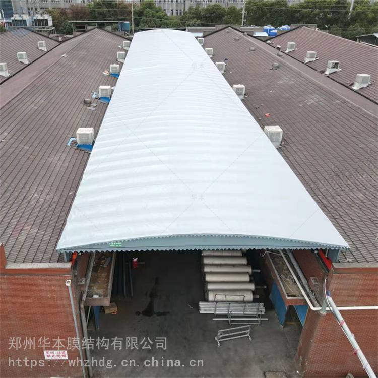 大型电动仓库蓬活动推拉雨棚电动遮阳帐篷供应