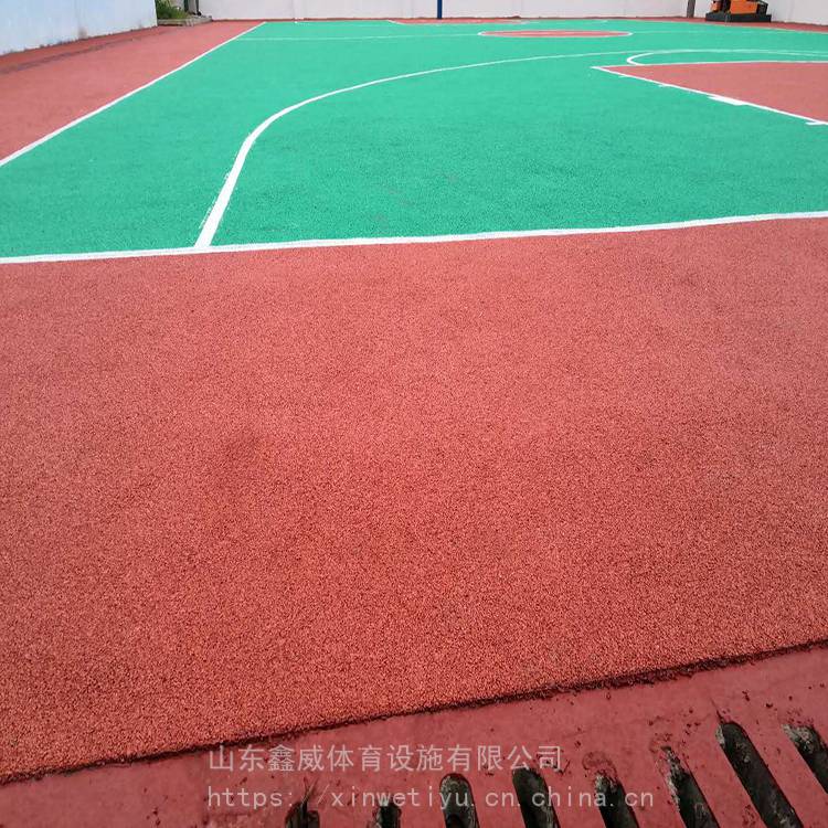 塑胶篮球场 篮球场地坪漆 厂家直供