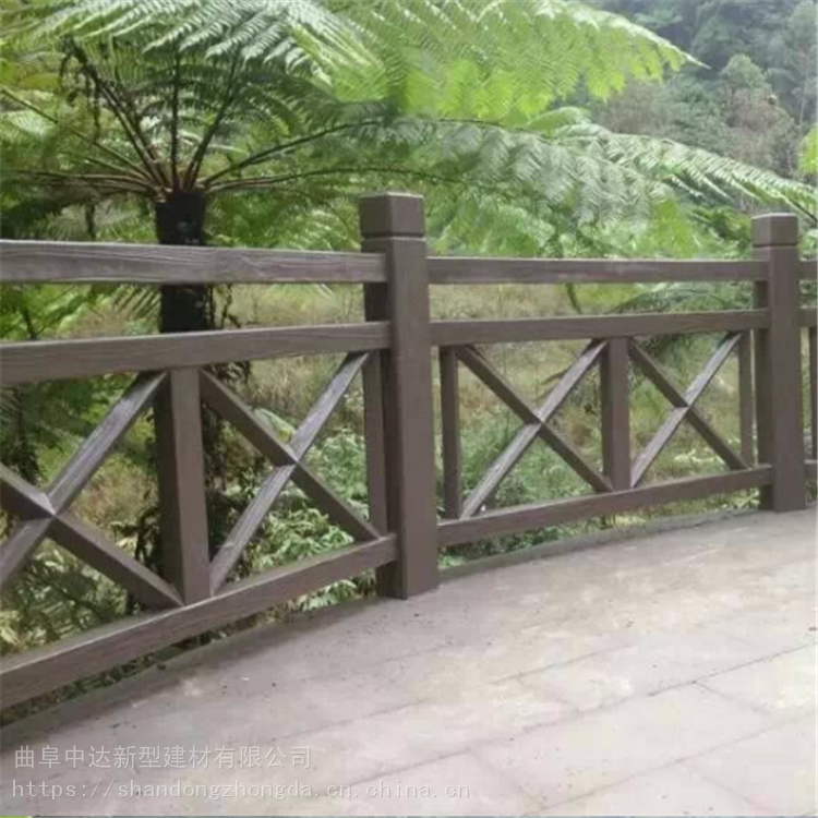 德兴仿木栏杆仿木生态艺术护栏河道桥梁仿木纹护栏