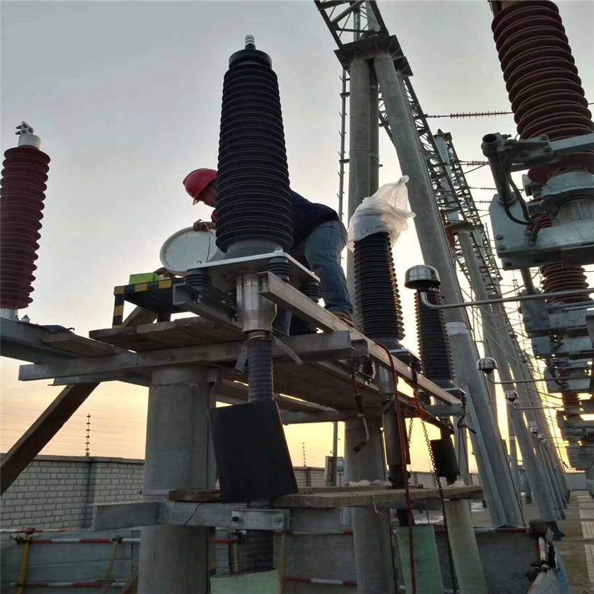 结构图 高压110kv 干式复合,终端头座式