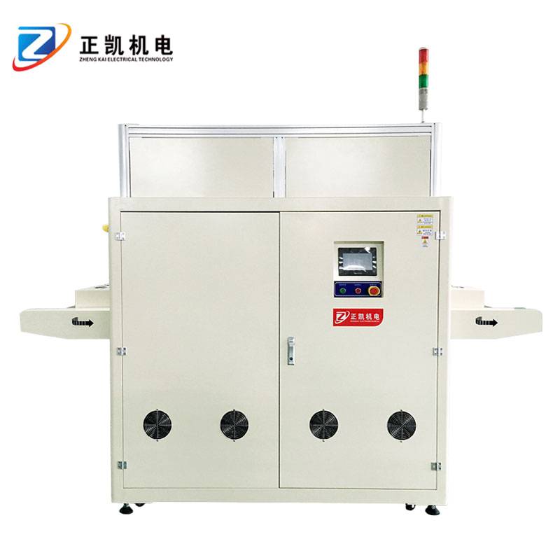 冷光源UV光固化设备用于PCB板印刷ZKUV-754MD双面UV固化机