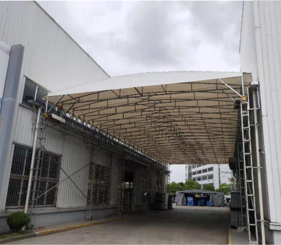 电动推拉篷 移动遮阳棚 烧烤棚 户外防雨棚 免费测量 上海舒朗遮阳