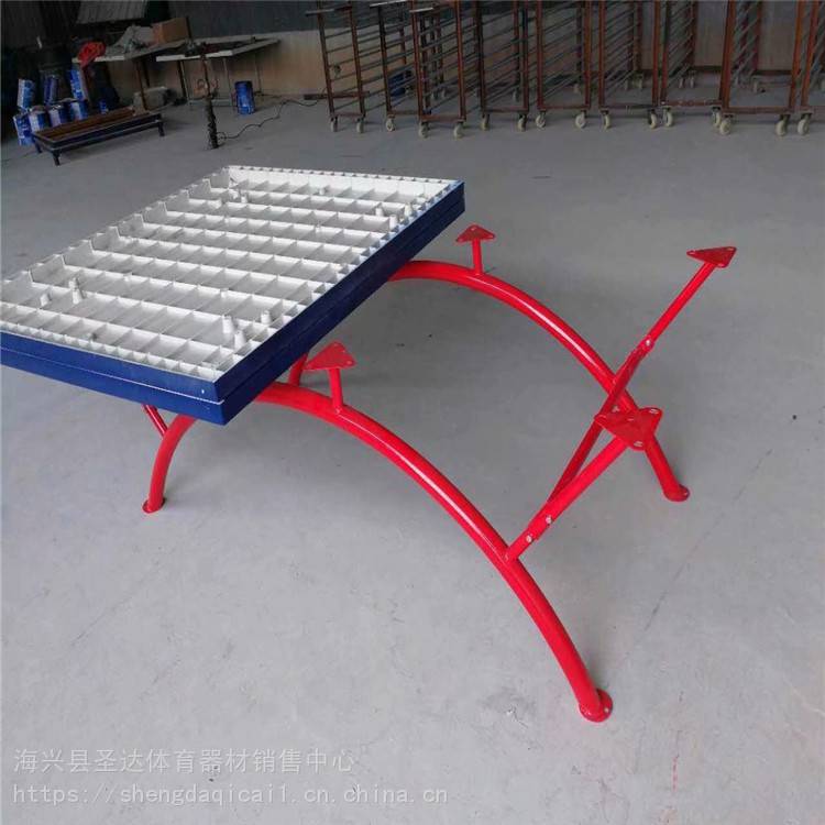 室内可移动乒乓球桌 带轮室外乒乓球台 体育器材厂家直销
