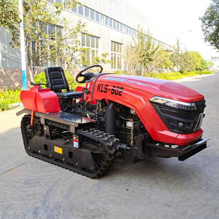履带式拖拉机多功能自走旋耕机乘坐水旱两用履带机