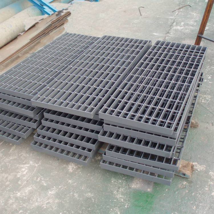 钢格板沟盖板平台踏步板钢格栅下水道网格栅镀锌网格板
