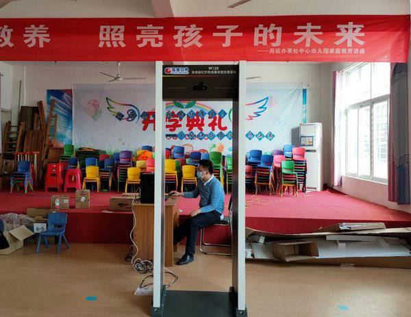 潜江高德测温系统安装现场