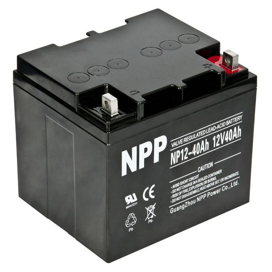 NPP耐普蓄电池NP12-45Ah12V45AH基站储能光伏发电UPS电源