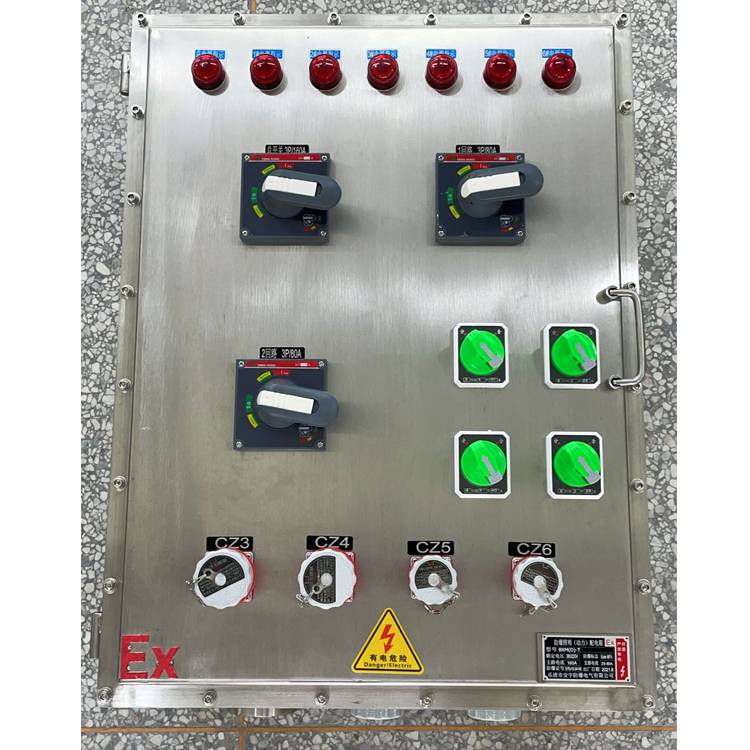罐根电动执行机构电源防爆箱-304不锈钢