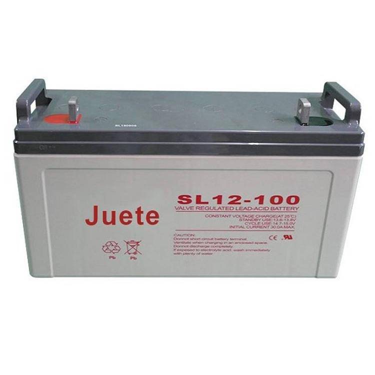 Juete蓄电池SL12-150免维护铅酸电池12V150AH机房UPE/EPS应急电源