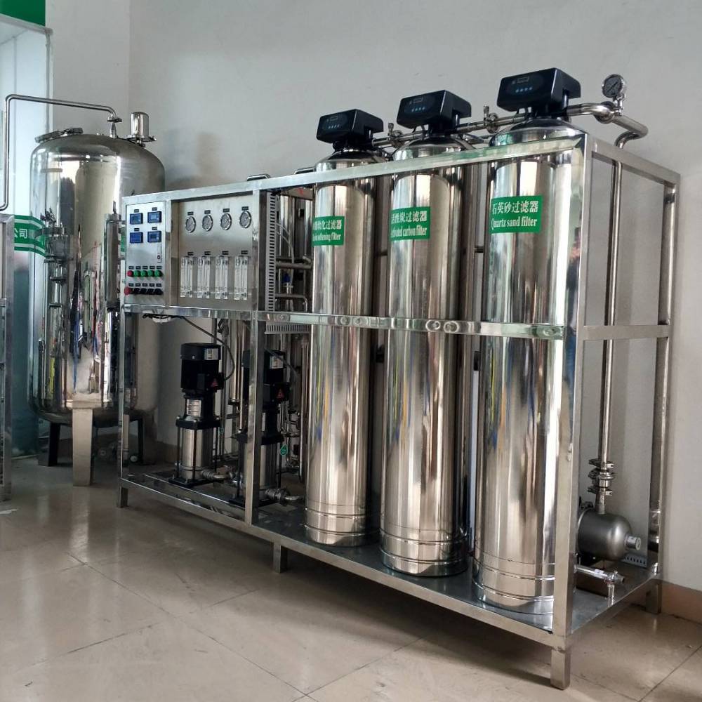 符合GMP生物医疗机械设备双级RO反渗透纯化水设备