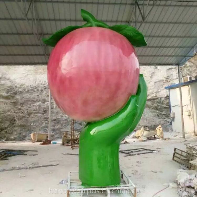 广东玻璃钢桃子雕塑 中国供应商