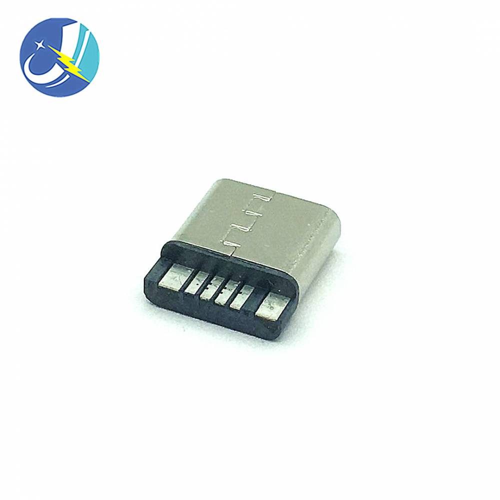 USBTYPE-C母座6P焊线式短体100简易款type-c接口