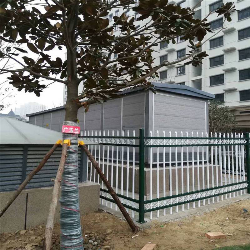 组装小区栅栏钢管围墙隔离栅栏庭院锌钢栅栏