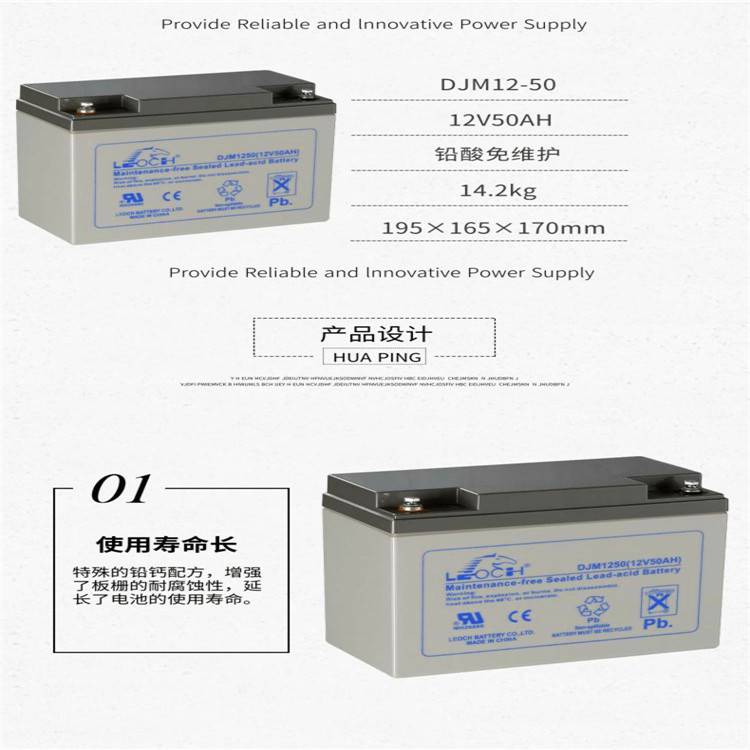 LEOCH理士蓄电池DJM125012V50AH价格含税运开13专票