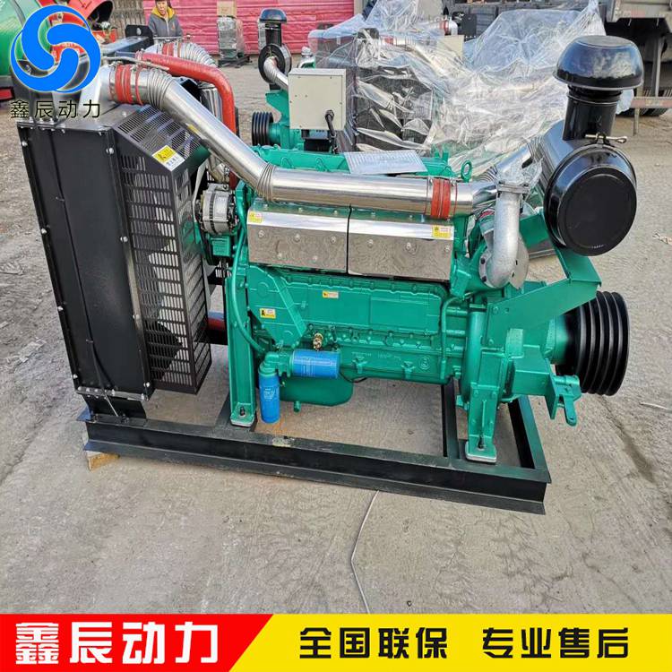 潍坊4102ZP柴油发动机涡轮增压直喷离合器皮带轮水泥罐车固定动力