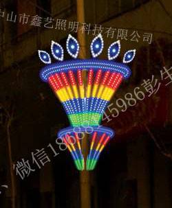 马鞍山 LED结灯 LED风车造型景观灯 来图定制