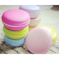 squishy macaroon仿真马卡龙pu面包挂件趣味甜点手机包包挂件8CM