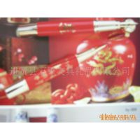 万里文具专利红瓷水性宝珠笔,中国红笔,金属宝珠笔,***宝珠笔