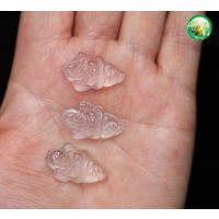 天然水沫玉 晶莹剔透吉祥物小天使精美挂件, 腾冲【御鑫】品牌