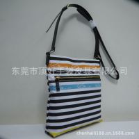 厂家批发条纹包包 印花帆布包 韩版单肩包 女式手提包