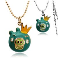 ***品质爆款皇冠猪长款项链毛衣链-H2992
