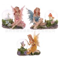 生产定制树脂花仙子5cm水球摆件树脂工艺品