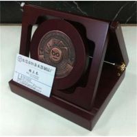 奖牌奖章木盒,金银币收藏品木盒,银行纪念币木盒子定做