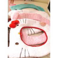 批发 可爱卡通hellokitty小象美乐蒂毛绒坐便套马桶圈坐垫